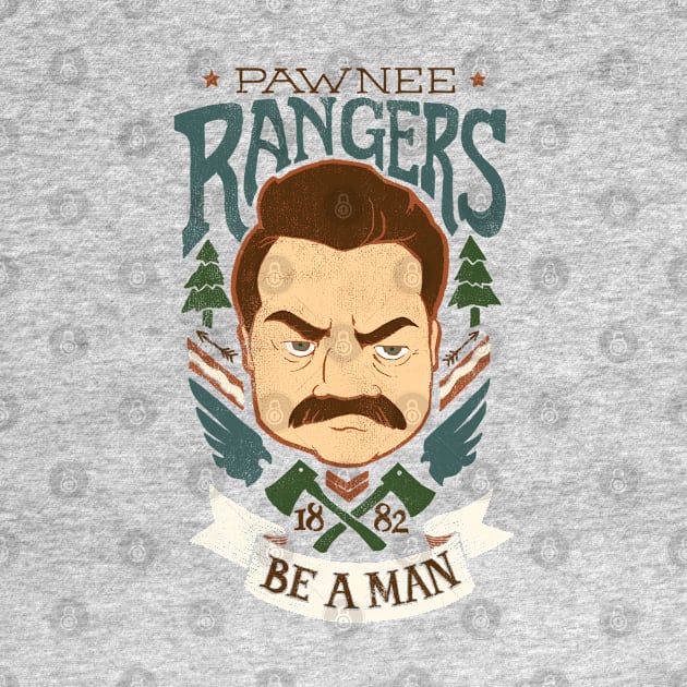 Pawnee Rangers by sketchboy01